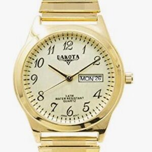 Dakota Easy to Read Unisex 35mm Large FaceTwist Stainless Steel Expansio…